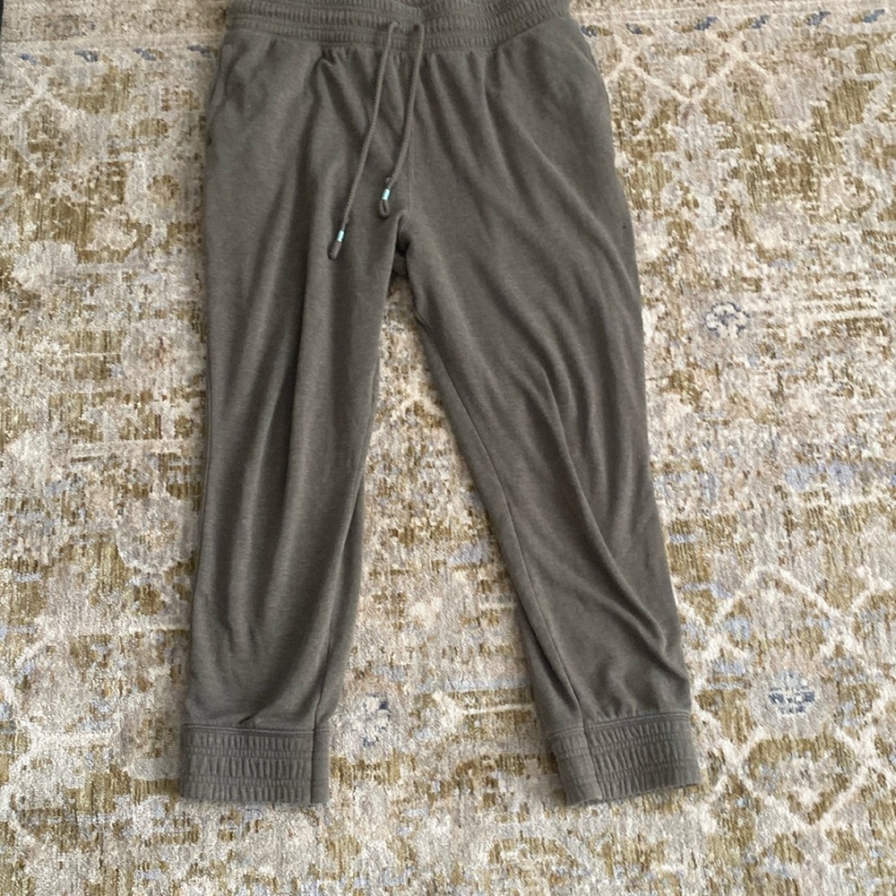 Free People joggers size Large olive green